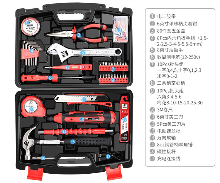 電鉆實用工具套裝,五金工具套裝,電動螺絲刀